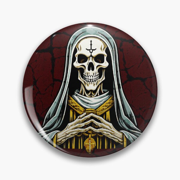 Item preview, Skeleton Nun Horror Halloween designed and sold by BeansHotTees.