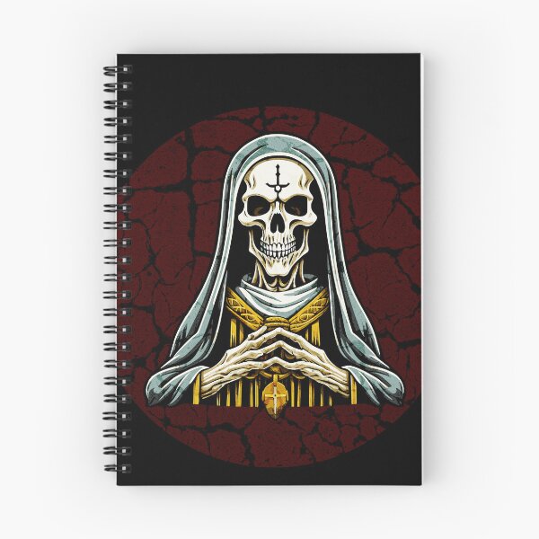 Item preview, Skeleton Nun Horror Halloween designed and sold by BeansHotTees.