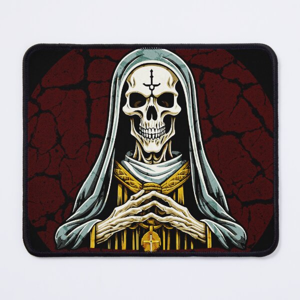 Item preview, Skeleton Nun Horror Halloween designed and sold by BeansHotTees.