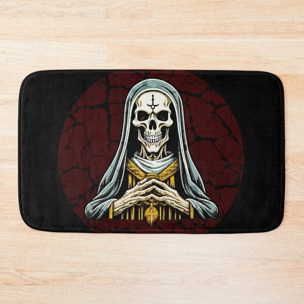 Item preview, Skeleton Nun Horror Halloween designed and sold by BeansHotTees.