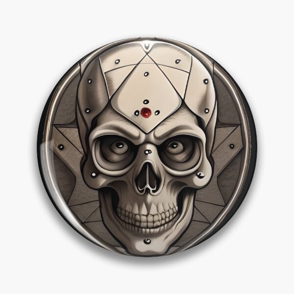 Item preview, Skull tattoo style designed and sold by PrintyArts.