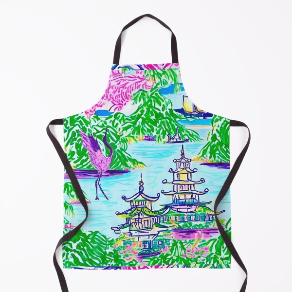 Item preview, Watercolor markers chinoiserie landscape designed and sold by SophieClimaArt.