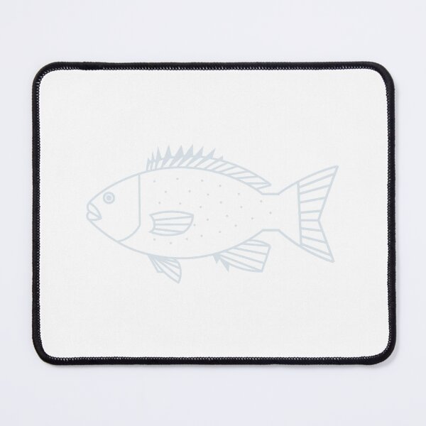 Item preview, Kawaii Bluefish in Icy Blue and White designed and sold by fruttidimare.