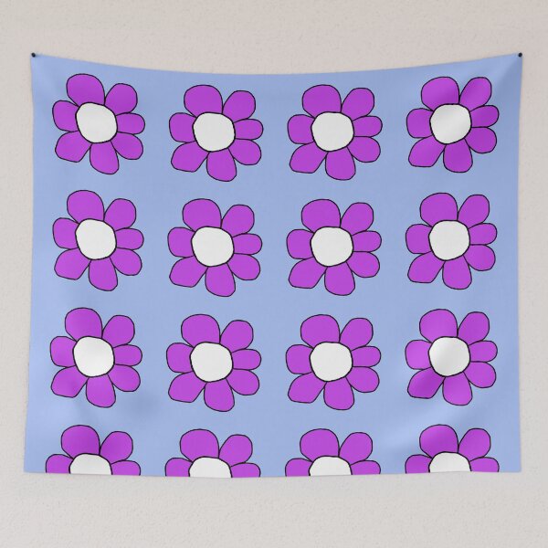 Item preview, Diversión floral (púrpura) designed and sold by Deb Morley.