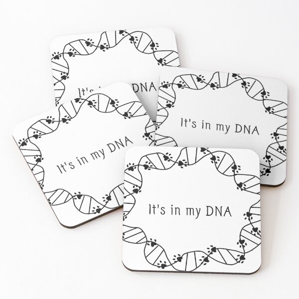Item preview, Circle: It's in my DNA Black version  designed and sold by artsforsmarts.