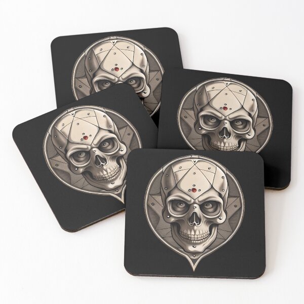 Item preview, Skull tattoo style designed and sold by PrintyArts.