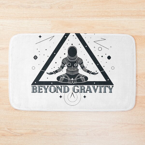 Item preview, Premium black and white Space Yoga Beyond Gravity Zen  Design Graphic designed and sold by 138Technology.