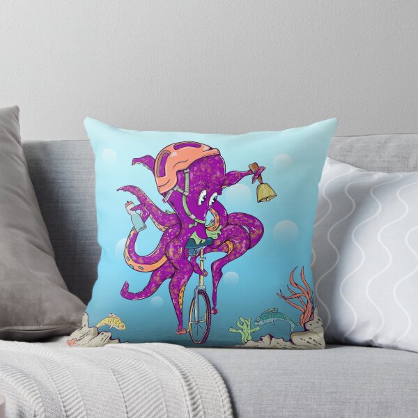 Item preview, Pulpo montando un uicylce designed and sold by piedaydesigns.
