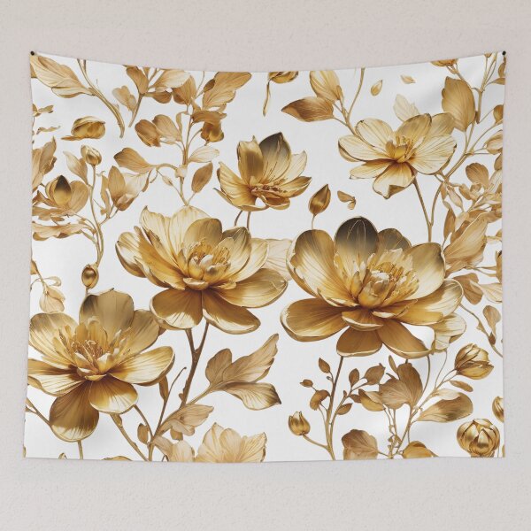 Item preview, Gold Flower 14 designed and sold by ThanaDesign.