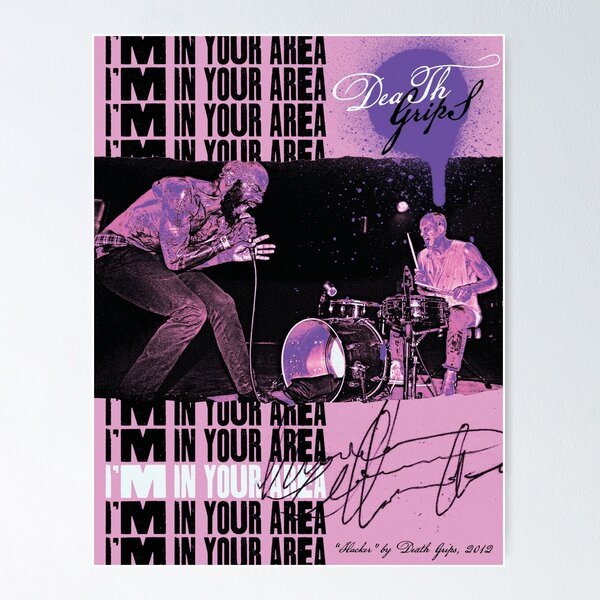 Artikel-Vorschau von Death Grips Hacker-Poster, designt und verkauft von gogster.