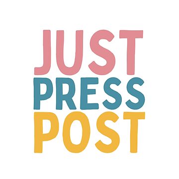Artwork thumbnail, Just Press Post by Socialtraction
