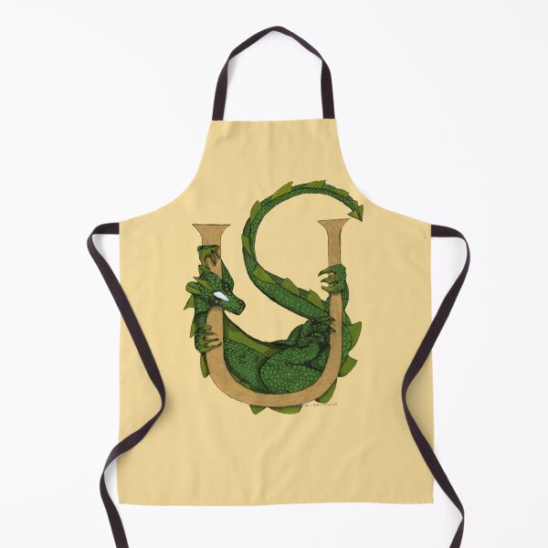 Item preview, Green Dragon Letter U 2023 designed and sold by Donnahuntriss.
