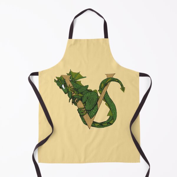 Item preview, Green Dragon Letter V 2023 designed and sold by Donnahuntriss.