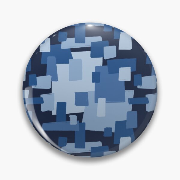 Item preview, Blue blocks pattern with dark background designed and sold by AnaTZ.