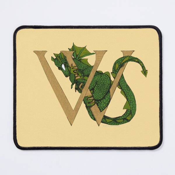Item preview, Green Dragon Letter W 2023 designed and sold by Donnahuntriss.