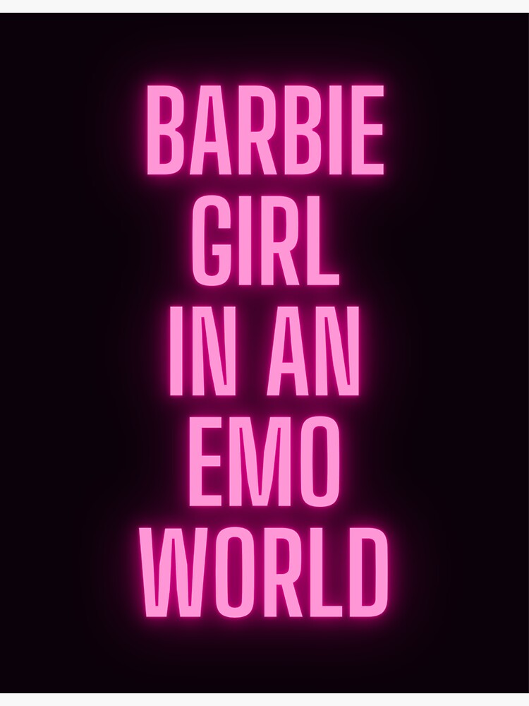 Wallpaper I'm A Barbie Girl I'm An Emo Girl