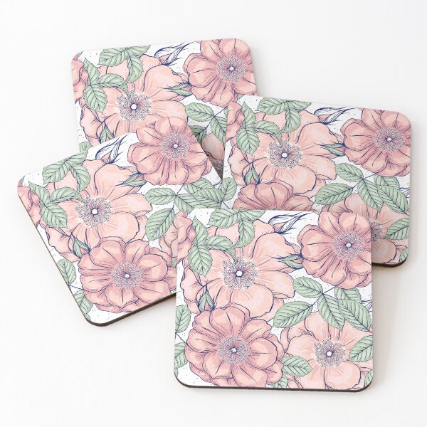 Item preview, Pink and Green Floral Print: Mixed Print Magic designed and sold by Rebecca Turk.