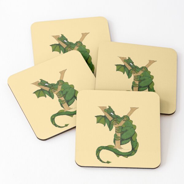 Item preview, Green Dragon Letter Y 2023 designed and sold by Donnahuntriss.
