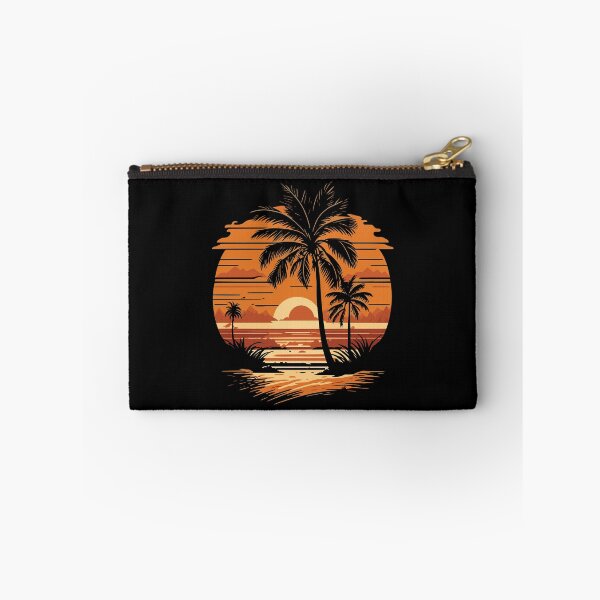 Item preview, Beautiful sunrise, beach and palm trees designed and sold by InstaCreatives.