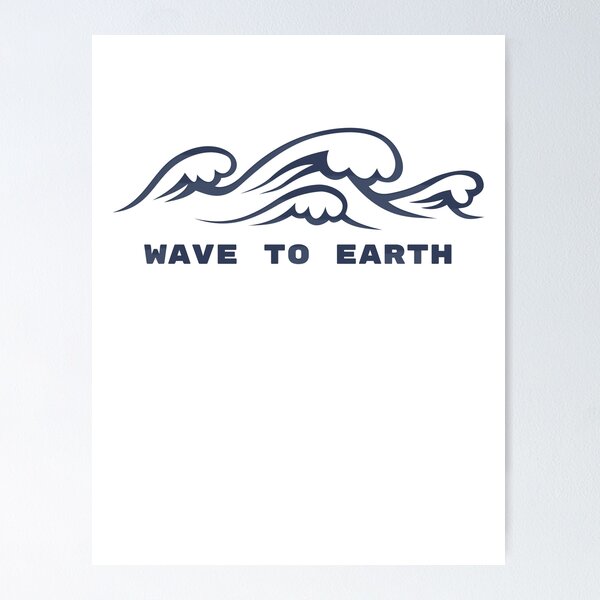 wave to earth Sticker for Sale by imadox00