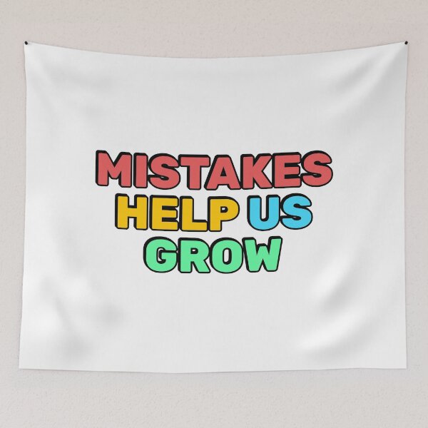 Item preview, Mistakes Help Us Grow designed and sold by Inspirationmotivation.