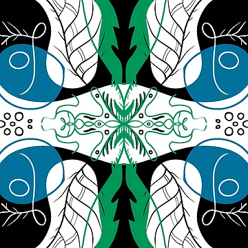 Artwork thumbnail, Colorful Abstract Pattern by DafraDesign