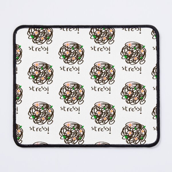 Item preview, Stress mind with flower doodle designed and sold by LoveDaisyShop.