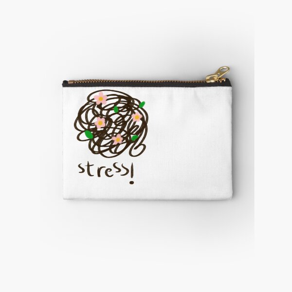 Item preview, Stress mind with flower doodle designed and sold by LoveDaisyShop.
