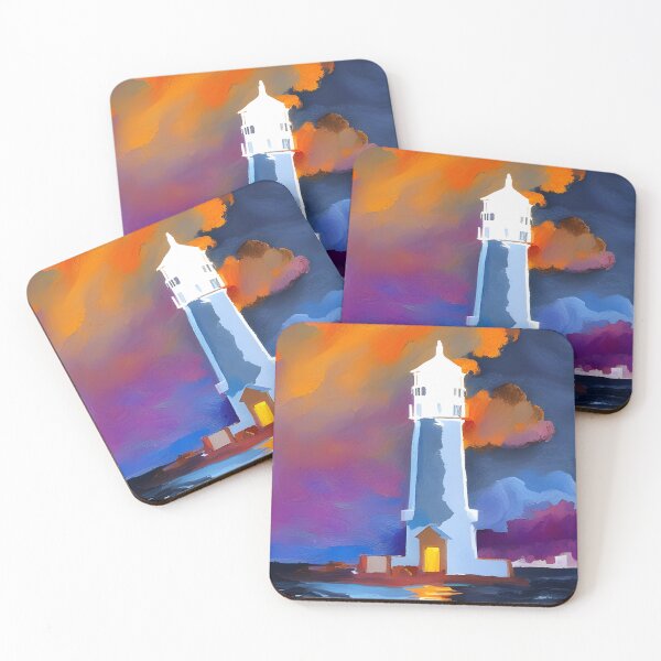 Item preview, Watercolor Lighthouse designed and sold by Nautical4U.