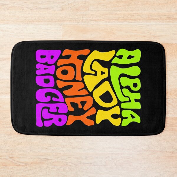 Item preview, Alpha Lady Honey Badger Word Art designed and sold by Unhinged Heather.