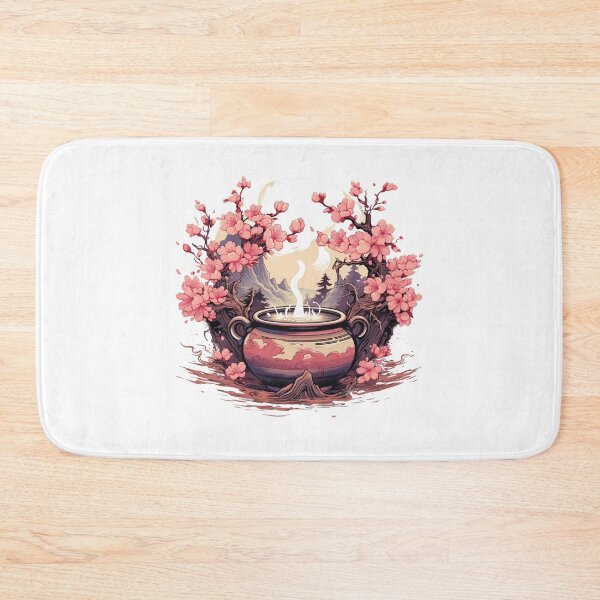 Item preview, Cauldron with sakura flowers designed and sold by Enchantea.