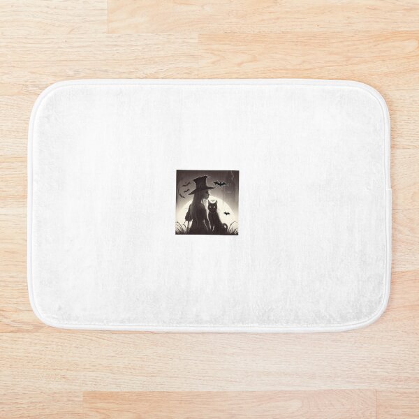 Item preview, Spooky Girl with Her Cat designed and sold by Brooklandindigo.