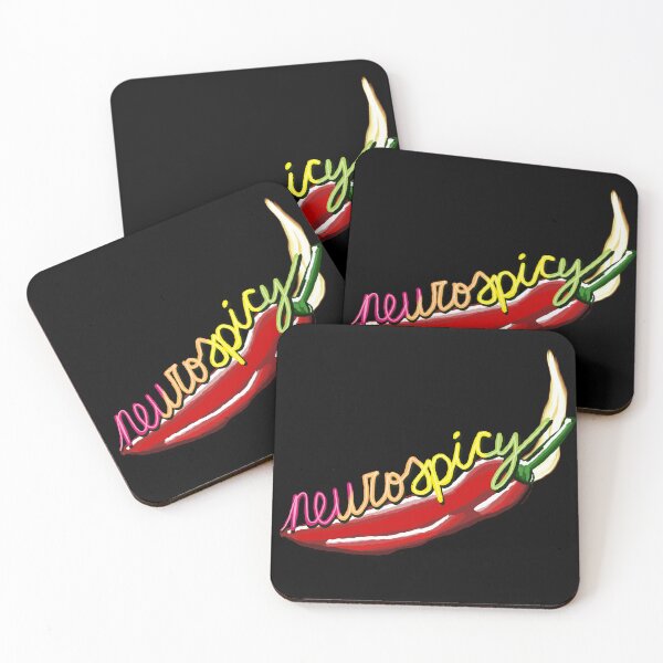 Item preview, Neurospicy Pepper (Retro Neon) designed and sold by JillPillDesign.