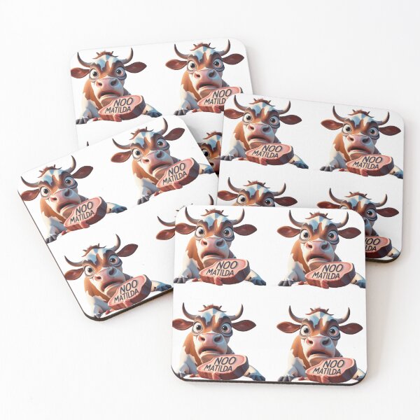 Item preview, Surprised Cow designed and sold by TodoDecoArt.