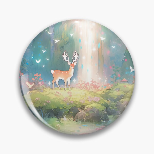 Item preview, Deer in Forest designed and sold by WhimsicalPlays.