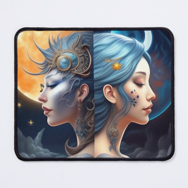 Item preview, Sun goddess and moon goddess  designed and sold by Design Dreamer.