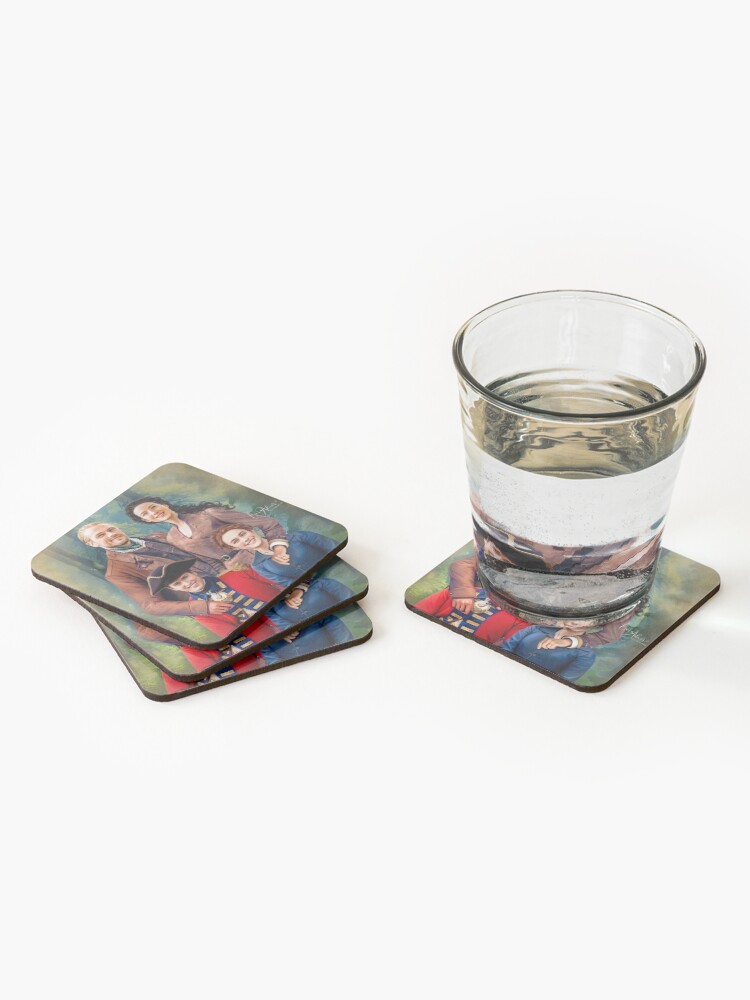 Thumbnail 2 of 5, Coasters (Set of 4), Family memories designed and sold by Vera-Adxer.