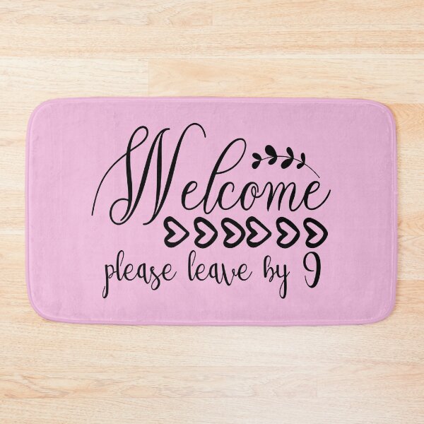 Item preview, Welcome please leave by 9 designed and sold by Sunnyhova.