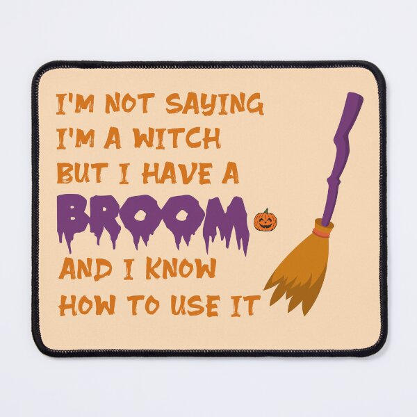 Item preview, I have a broom Halloween designed and sold by tinytwist.
