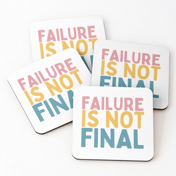 Item preview, Failure Is Not Final designed and sold by Socialtraction.