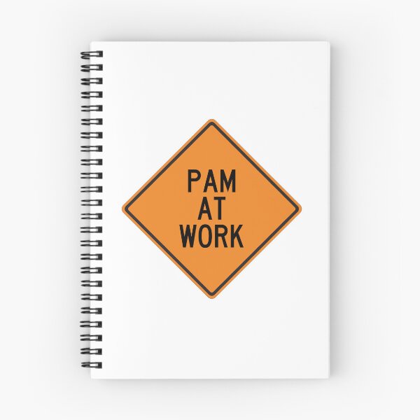 Artikelvorschau, Pam at Work Lustiges personalisiertes Warnschild entworfen und verkauft von Wurmbone.
