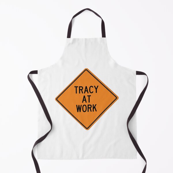 Item preview, Tracy at Work Funny Personalized Warning Sign designed and sold by Wurmbone.