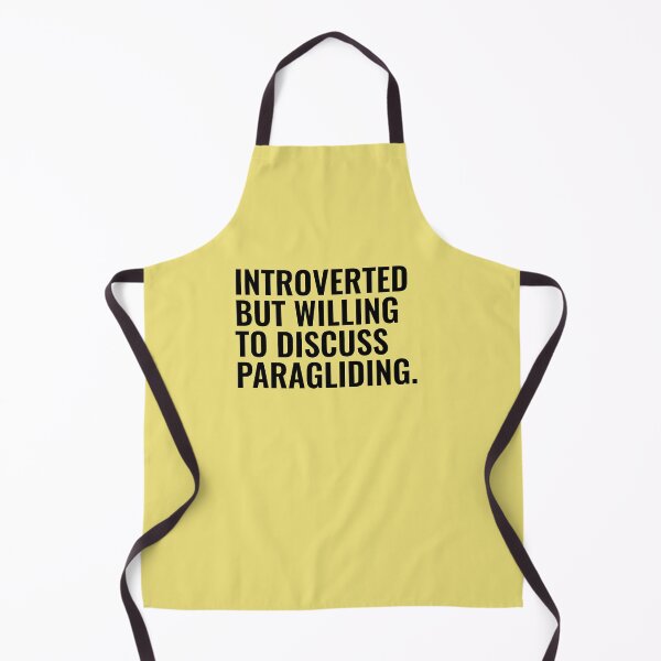 Item preview, Introverted But Willing To Discuss Paragliding designed and sold by kamrankhan.