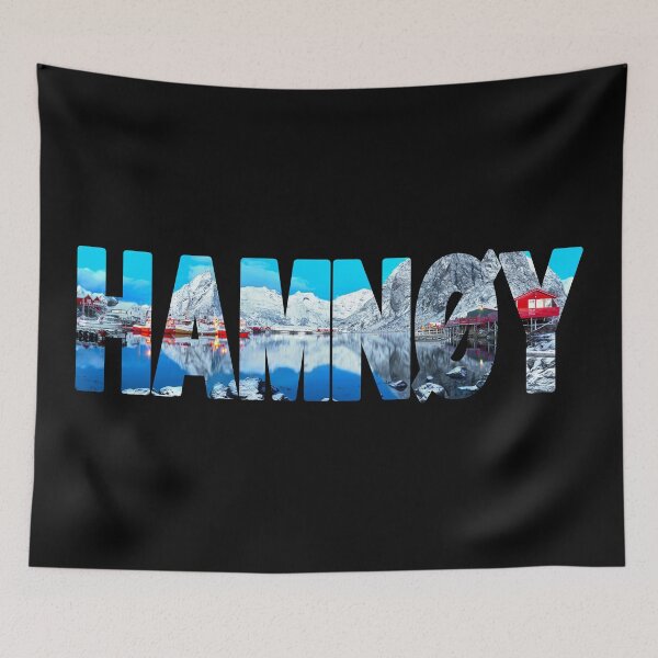 Item preview, HAMNØY - Lofoton Islands Norway Harbour designed and sold by Adam Gormley.