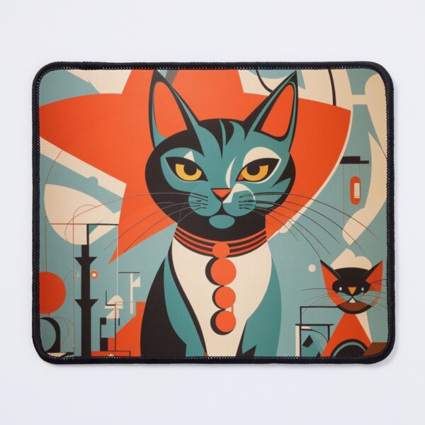 Item preview, Mid Century Modern Retro Cat designed and sold by Retro Salt.