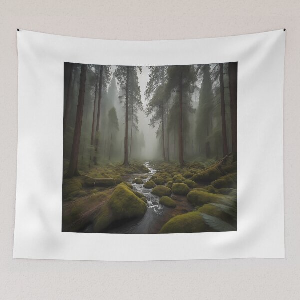 Item preview, Forest with a small river designed and sold by Thiago Pando.
