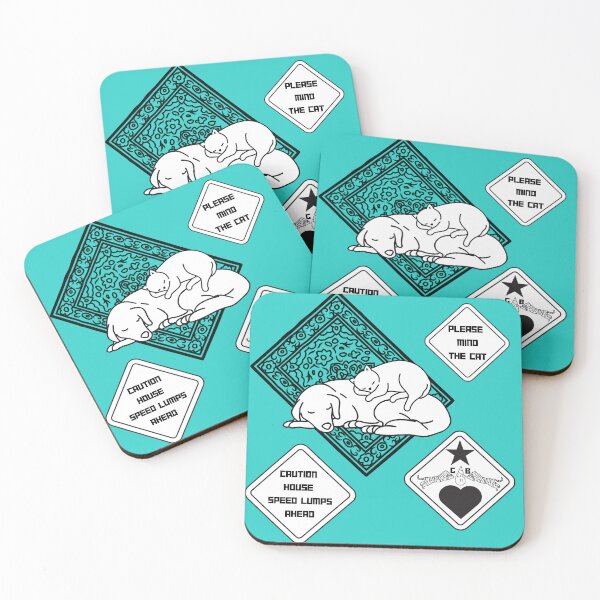 Item preview, Please Mind the Cat + Dog Speed Lumps in my House designed and sold by Ginette Torres Bernardini.
