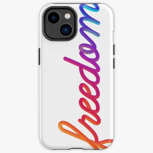 freedom typography art iPhone Tough Case
