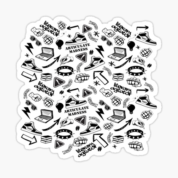 Literary Agitator - Wordplay Sticker