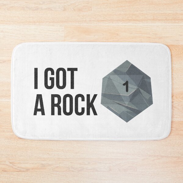 Item preview, Role playing table gaming joke I got a rock designed and sold by Midnight Sky Sundry.